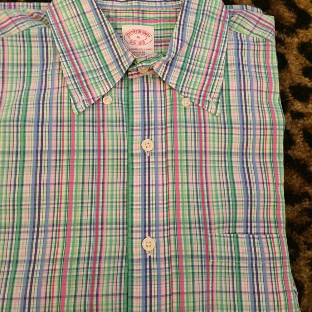 Brooks Brothers Multi Color Button Down - image 1